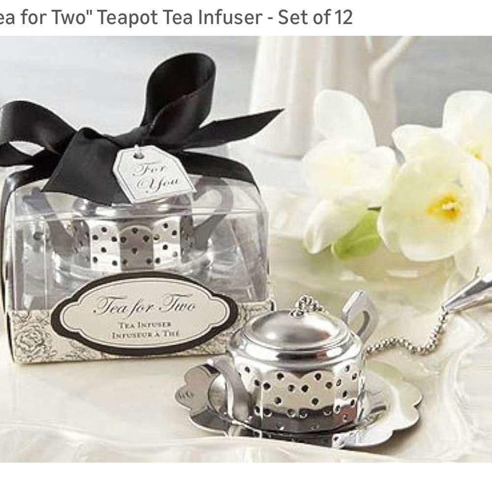 Polka Dot Teapot Tea Infuser Set